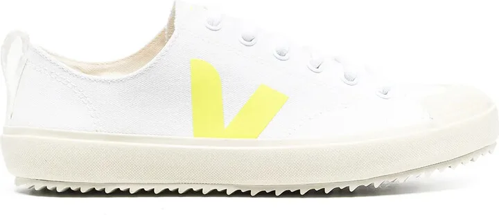 Side Logo Print Sneakers