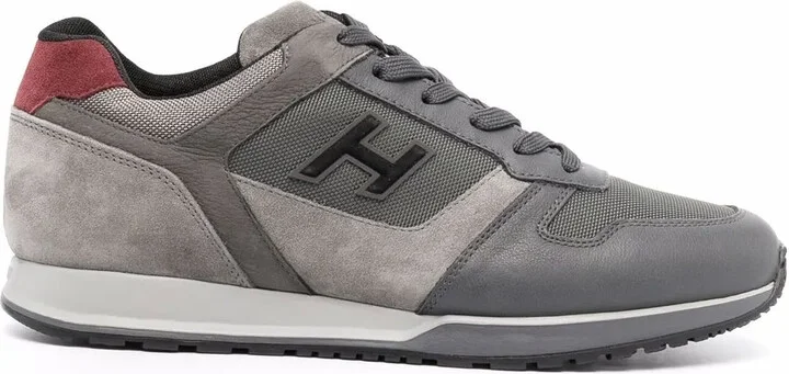 Side Logo-Print Sneakers