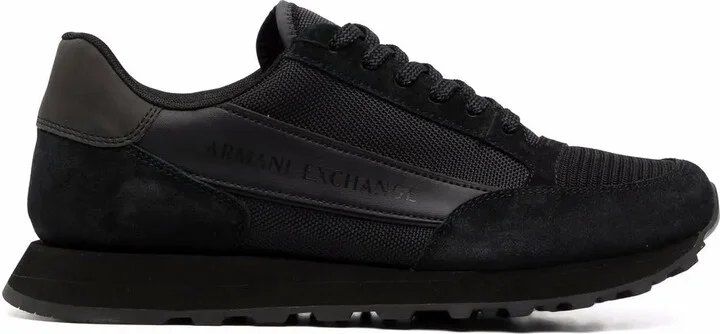 Side Logo-Print Sneakers