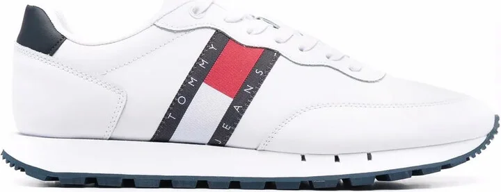 Side Logo-Print Sneakers