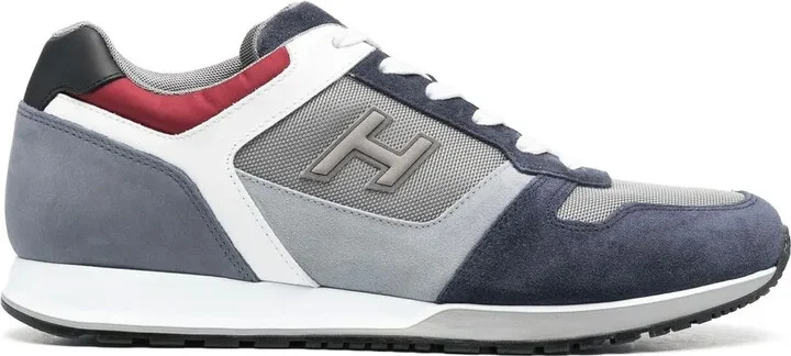 Side Logo-Print Sneakers