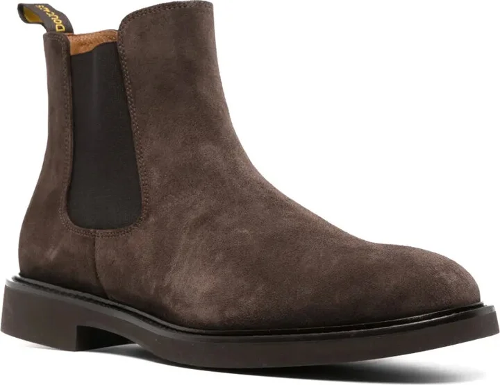 Side-Panel Suede Ankle Boots - Image 2