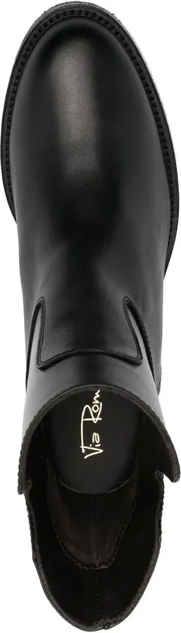 Side Slit-Detail Ankle Boots - Image 4