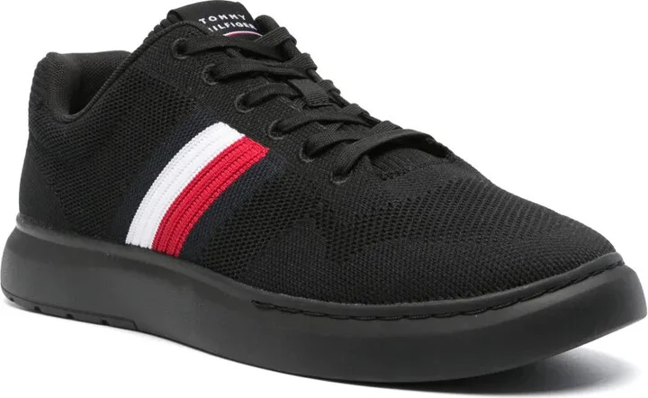 Side Stripe-Detail Mesh Sneakers - Image 2