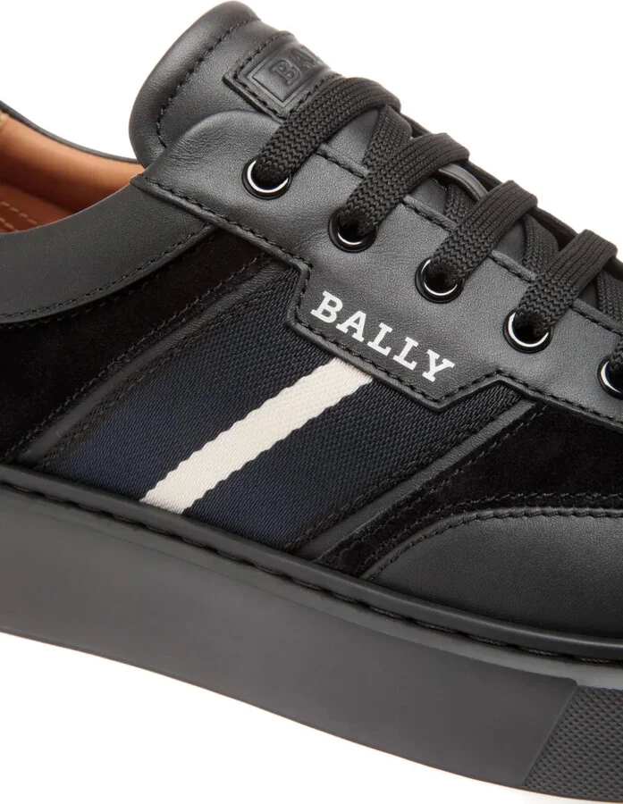Side-Stripe Leather Sneakers - Image 5