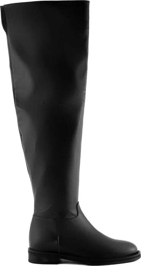 Side-Zip Knee-High Boots