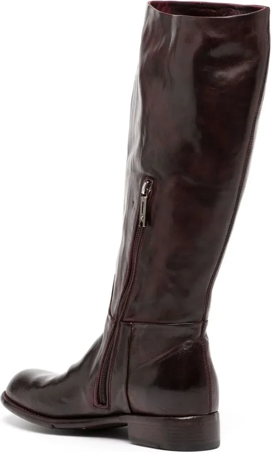 Side-Zip Knee-Length Boots - Image 3