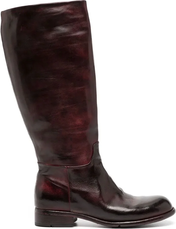 Side-Zip Knee-Length Boots