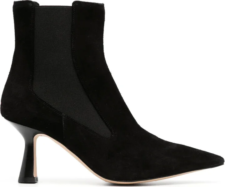 side-zip leather Chelsea boots