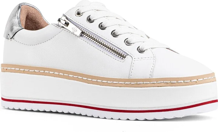 Side Zip Platform Sneaker