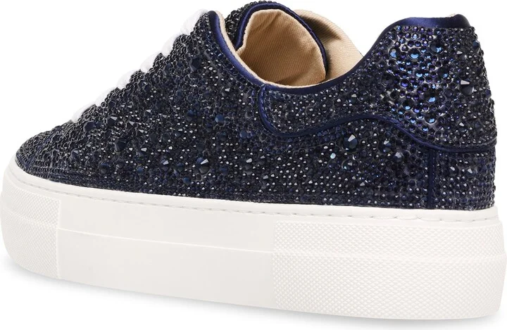 Sidny Crystal Pavé Platform Sneaker - Image 8