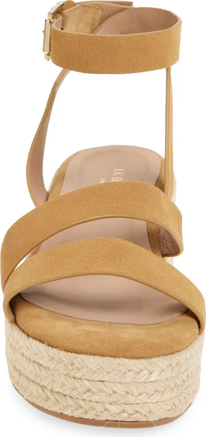 Siena Ankle Strap Espadrille Platform Wedge Sandal - Image 3