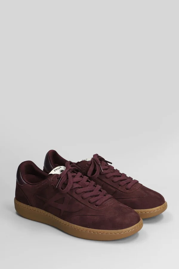 Siena Sneakers In Bordeaux Nubuck - Image 2