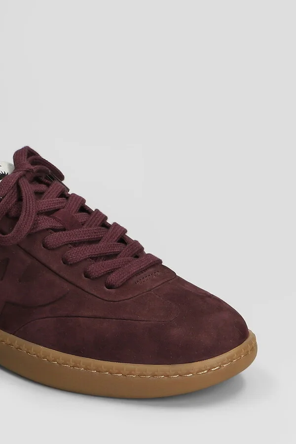 Siena Sneakers In Bordeaux Nubuck - Image 5