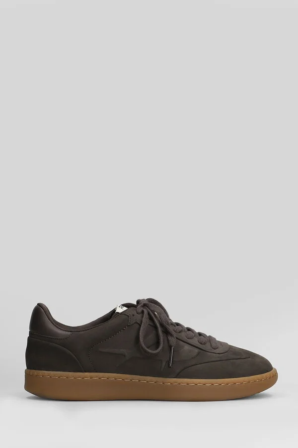 Siena Sneakers In Brown Nubuck