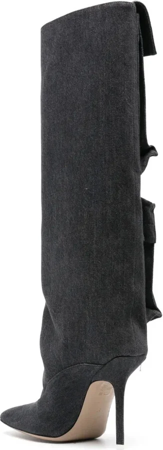 Sienna 105mm denim boots - Image 3