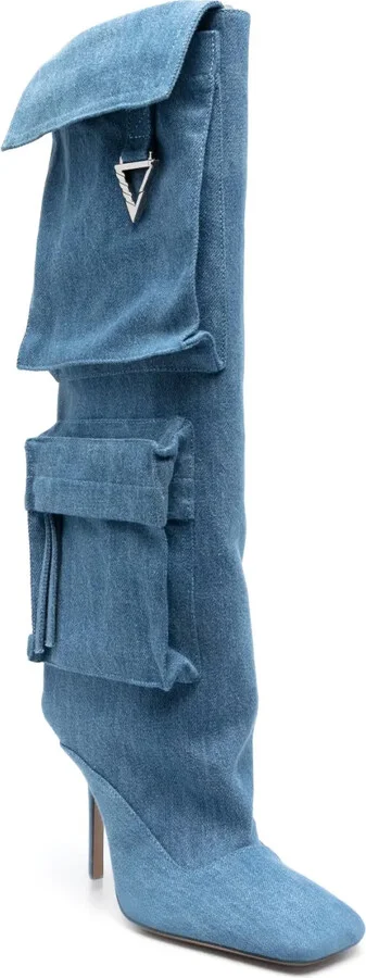 Sienna 105mm denim boots - Image 2