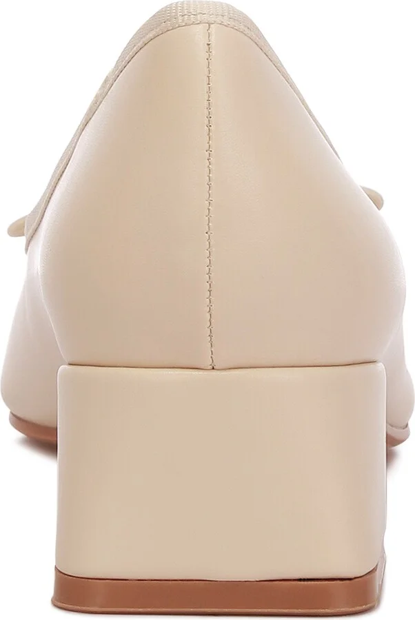 Sienna Block Heel Ballerina Pump - Image 4