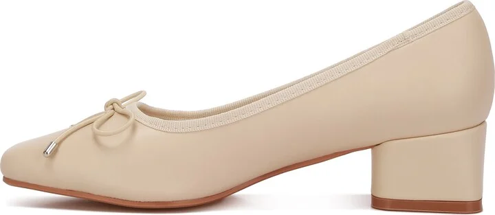 Sienna Block Heel Ballerina Pump - Image 9