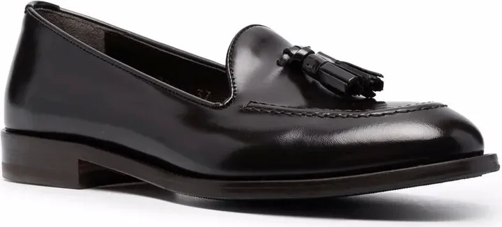 Sienna tassel-embellished leather loafers - Image 2