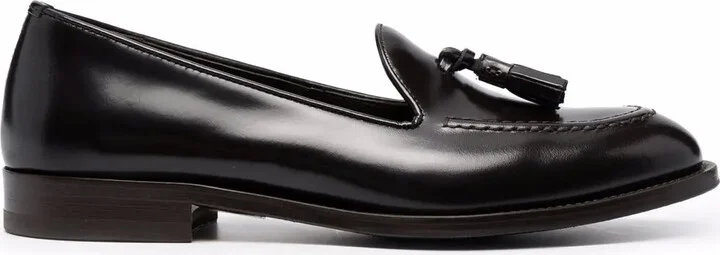 Sienna tassel-embellished leather loafers