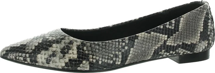 Sienna Womens Snake Print Ballet Flats