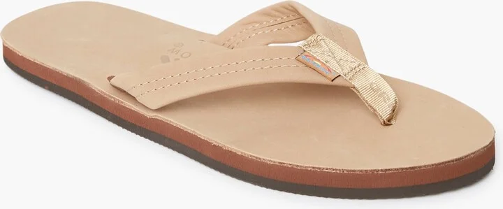 Sierra Brown Premium Leather Single Layer Arch Support Sandal