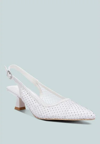 Siev Rhinestone Slingback Mules Women - Image 2