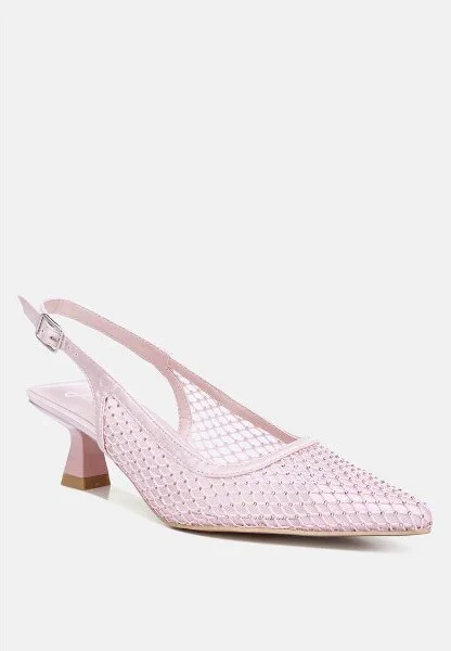 Siev Rhinestone Slingback Mules Women - Image 3