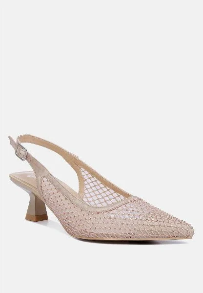 Siev Rhinestone Slingback Mules Women - Image 4
