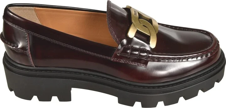 Signature Chain Detail Platform Loafers