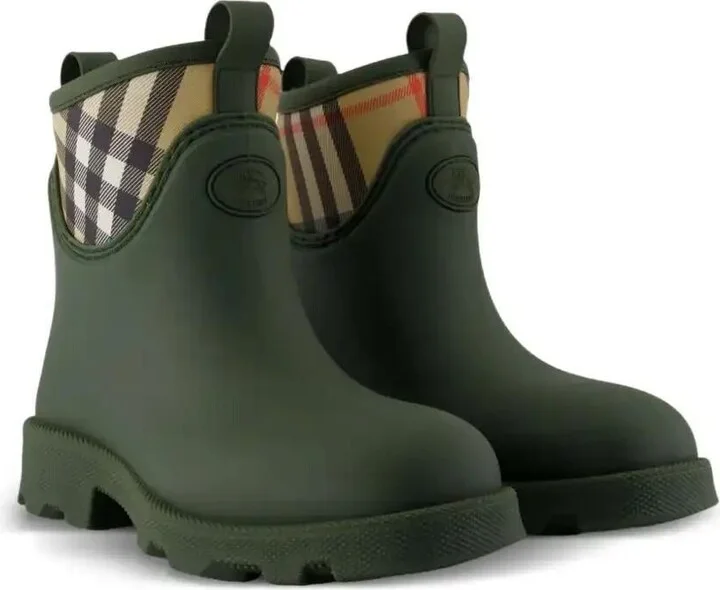 Signature-Check Rain Boots - Image 2