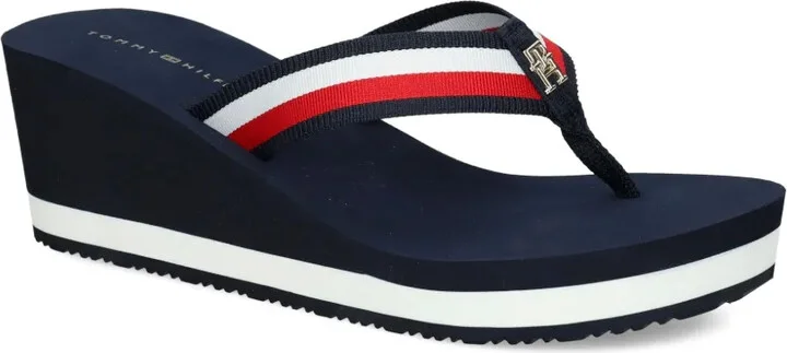 Signature Strap Wedge Flip-Flops - Image 2