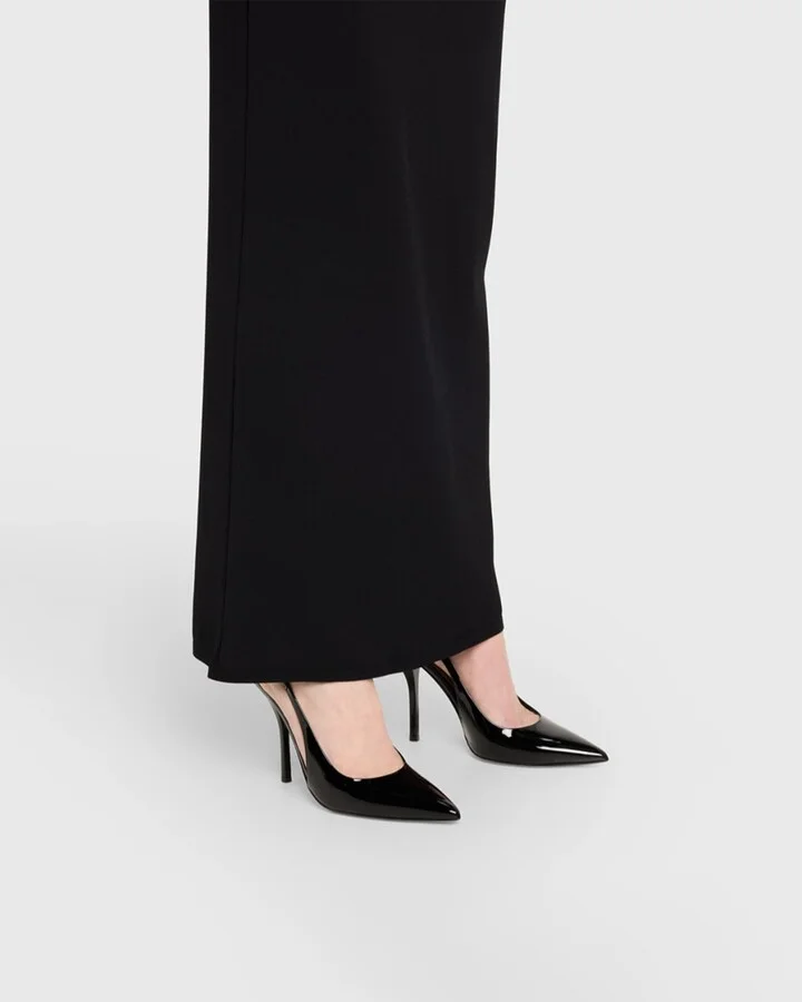 Signoria Patent Chain Slingback Pumps - Image 4