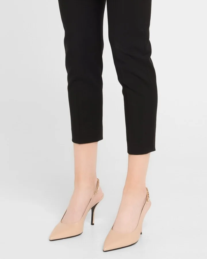 Signoria Slingback Leather Pumps - Image 8