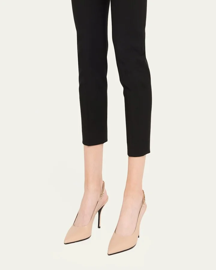 Signoria Slingback Leather Pumps - Image 5