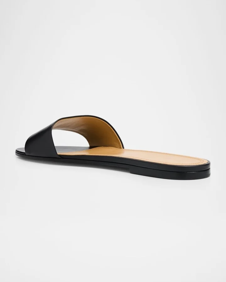Signum Calfskin Slide Sandals - Image 5