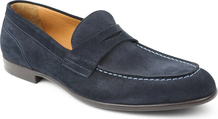 Navy Suede