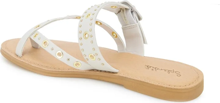 Silas Studded Toe Loop Sandal - Image 9