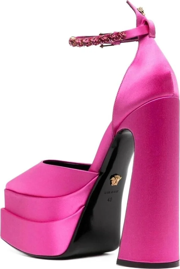 Silk Satin Pumps - Image 3