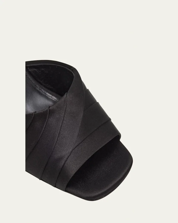 Silk Sculptural Sandals - Image 3