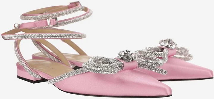 Silk Slingback With Bow - Image 2