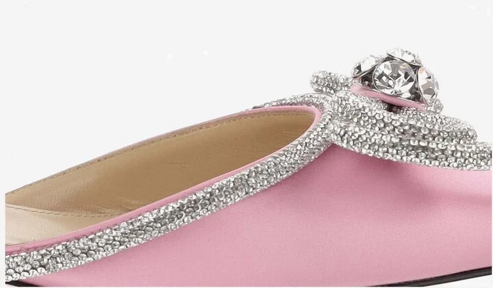Silk Slingback With Bow - Image 4