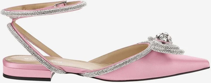 Silk Slingback With Bow