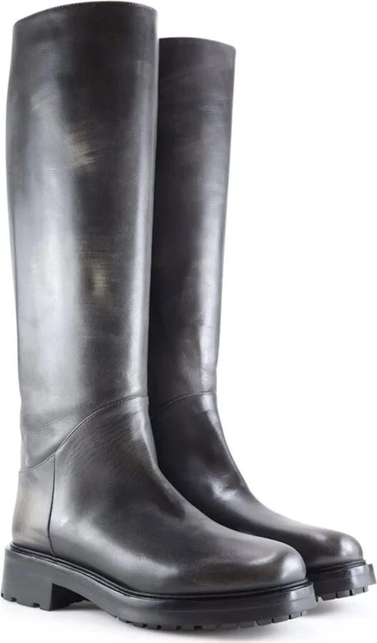 Silver / Black Alva Boots, Vintage Black - Image 3