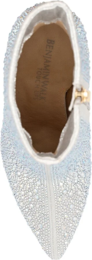 Silver Block Heel Bootie - Image 5