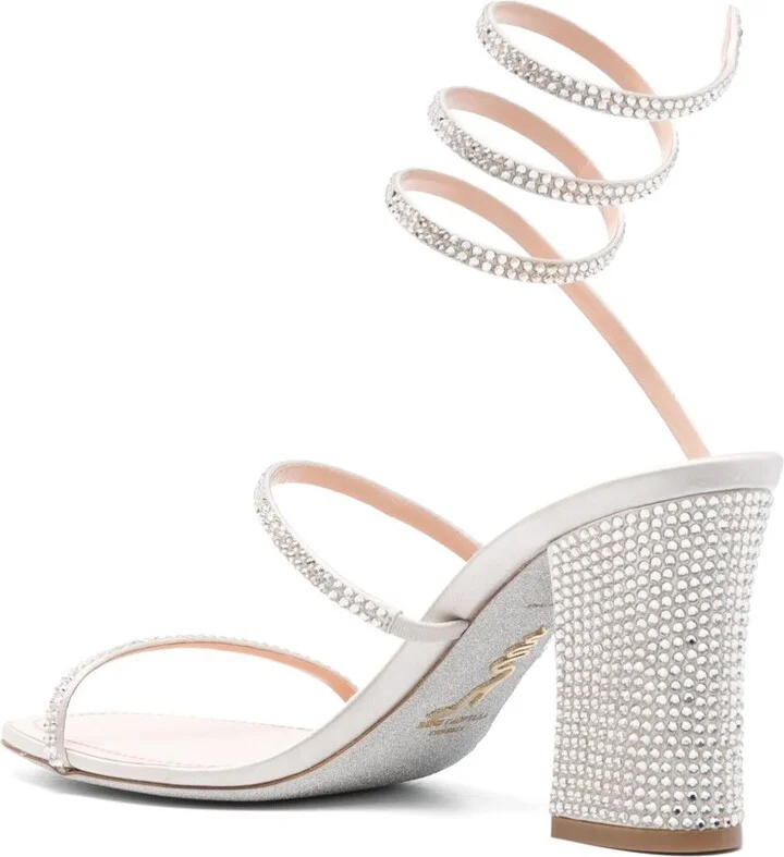 Silver Cleo Sandals - Image 3