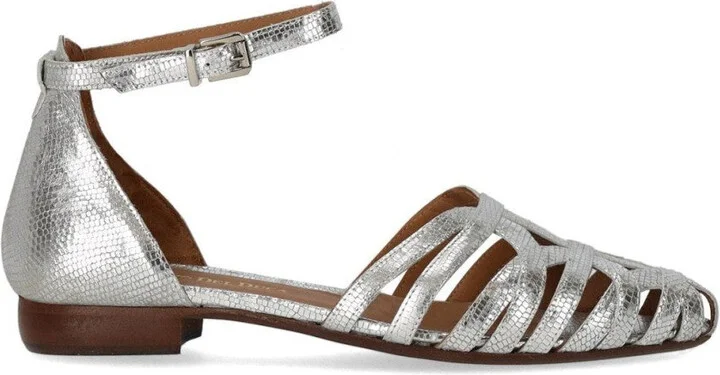Silver Flat Sandal