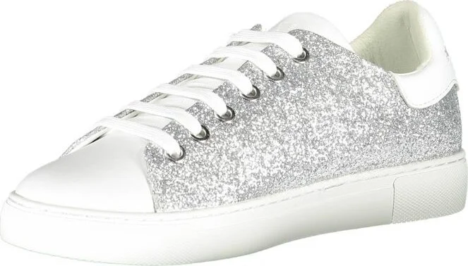 Silver Leather Women Women's Sneaker - Image 3