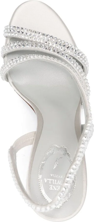 Silver Lisa 105mm Sandals - Image 4